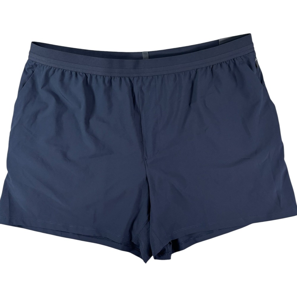 VRST 5"Accelerate Running Boxer Brief Shorts Mens XL Navy Blue Relaxed Stretch